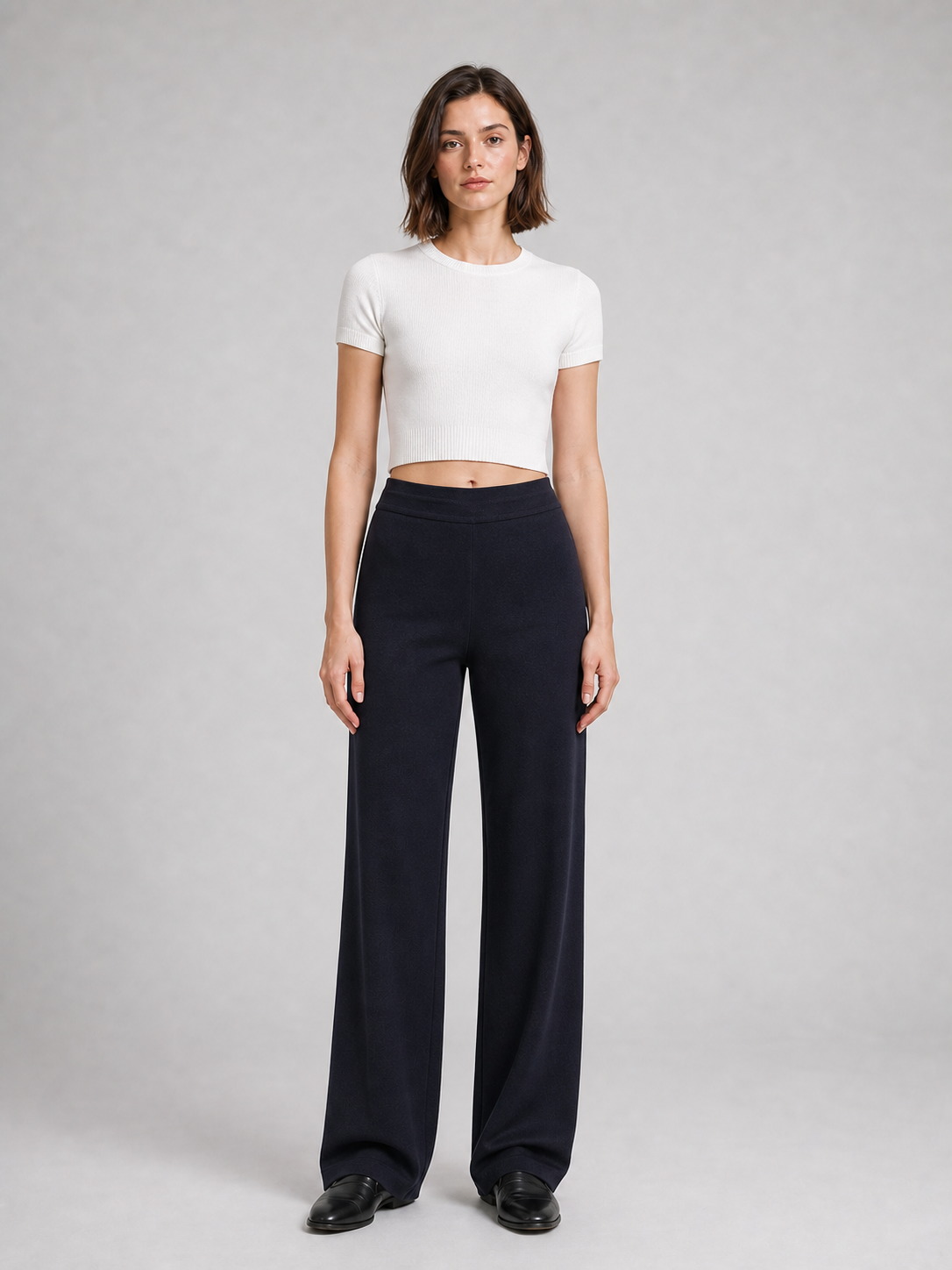 Брюки трикотажные BVC-056 (темно-синий, 44-46/164-170)