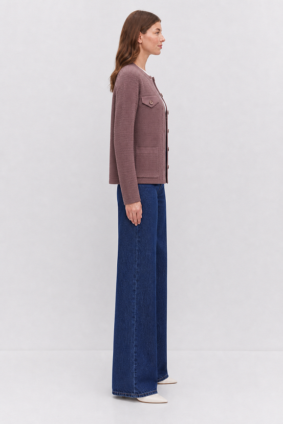 Жакет трикотажный JtC-145 (кофейный, 46)