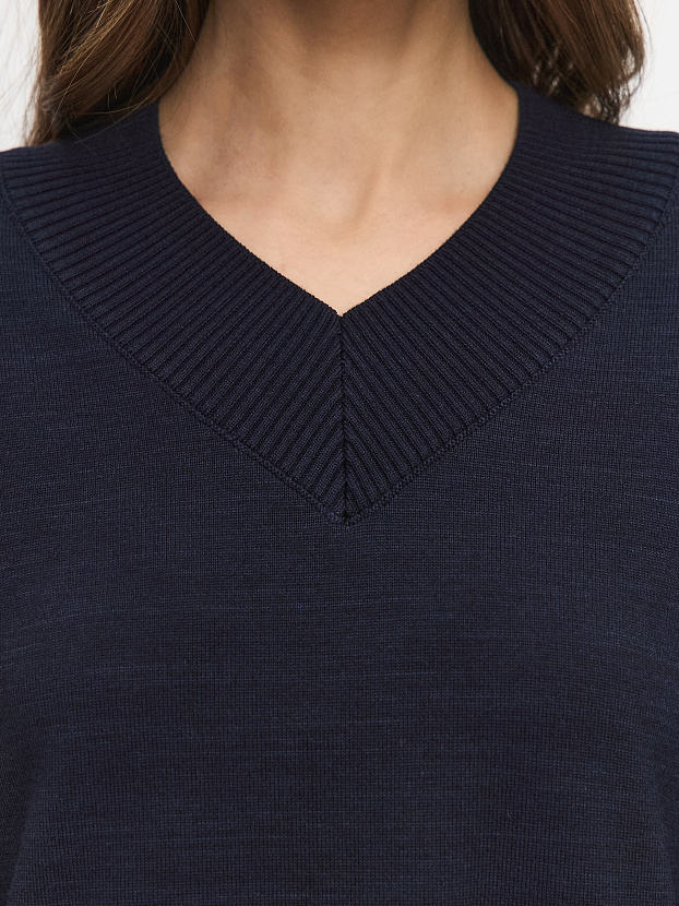 Платье трикотажное PWC-163 (т. синий, 44-46)