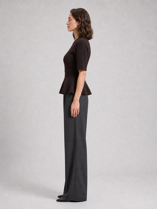 Джемпер трикотажный JVC-165 (т.коричневый, 44-46)