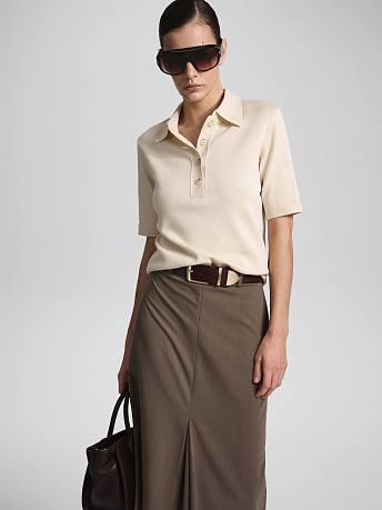 Джемпер поло с коротким рукавом JpVC-106