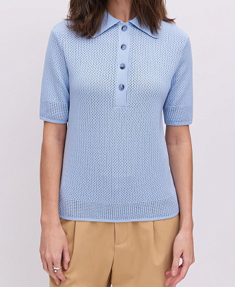 Футболка-поло с перфорацией JpVC-087