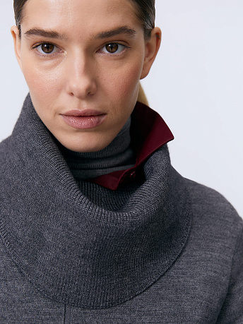 Платье из мериносовой полушерсти PWV-031