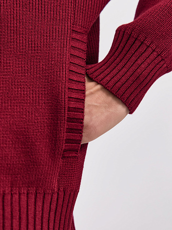 Бомбер из хлопка с отложным воротником JbVC-021